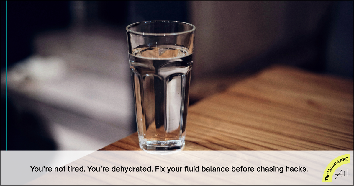 Dehydration Is Quietly Destroying Executive Performance: The Hidden Edge of Professional Hydration